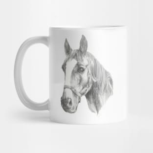 Stunning, realistic drawing of a horse Mug